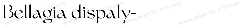 Bellagia dispaly字体转换